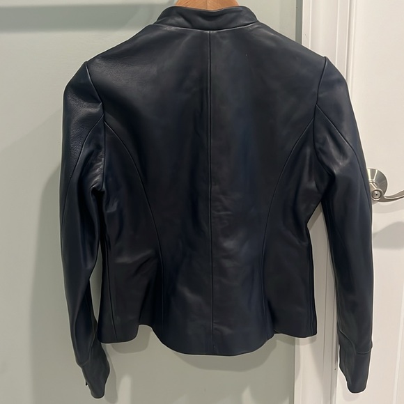 Women’s French leather jacket NWT - Picture 4 of 6